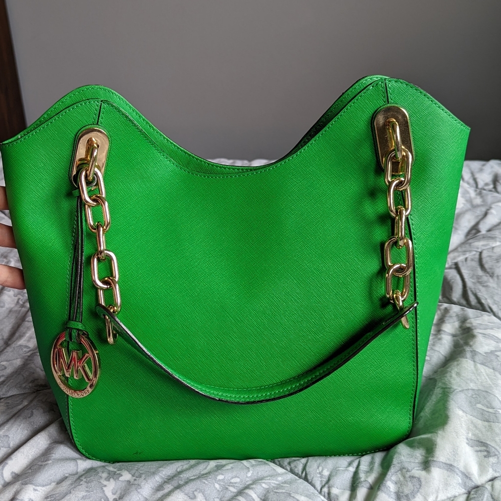 Michael Kors Kelly Green Tote Bag purse